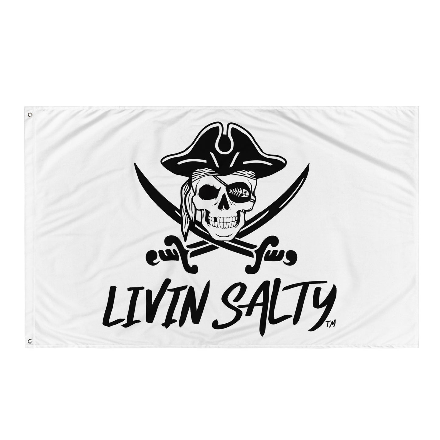 Pirate LIVIN SALTY Flag