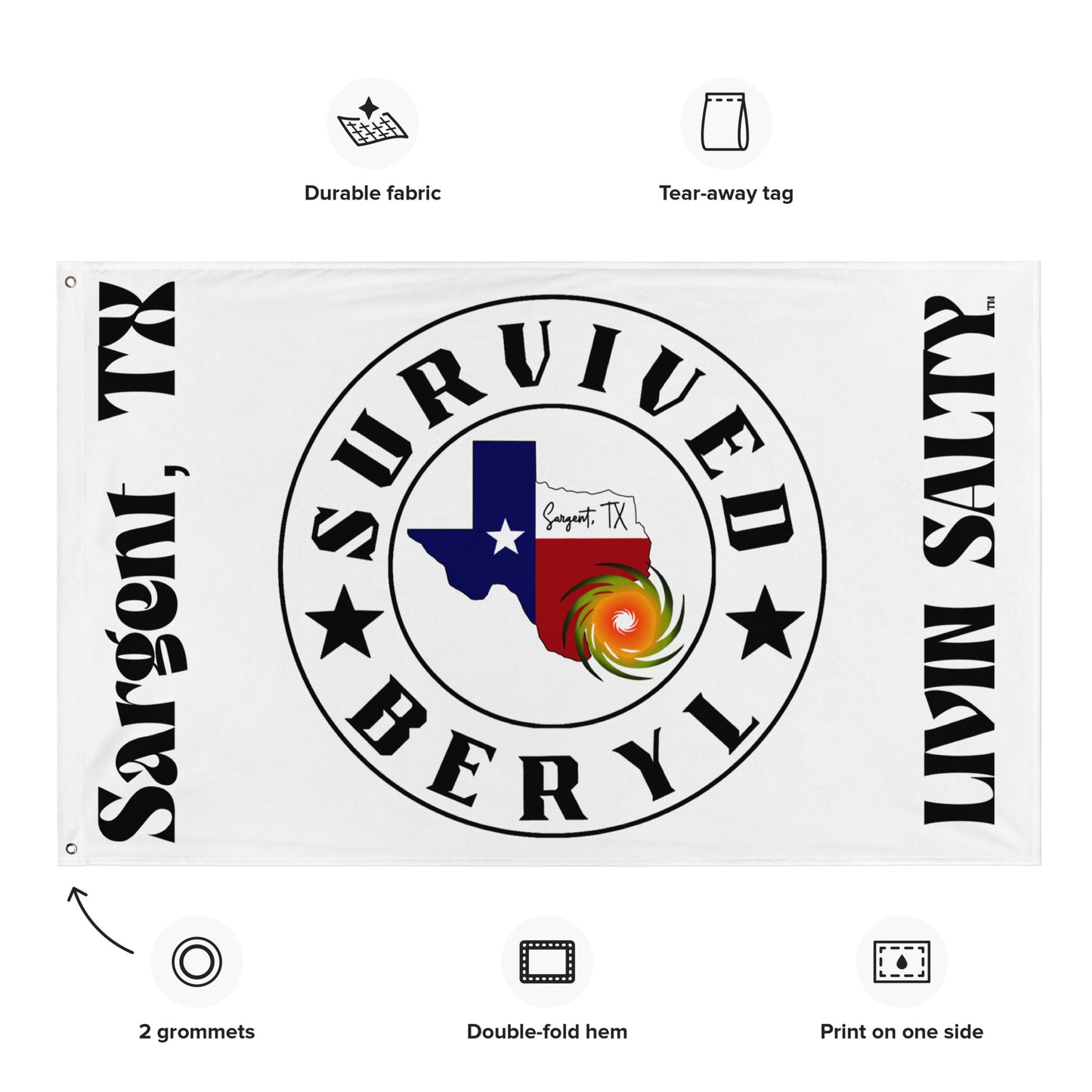 HURRICANE BERYL Flag