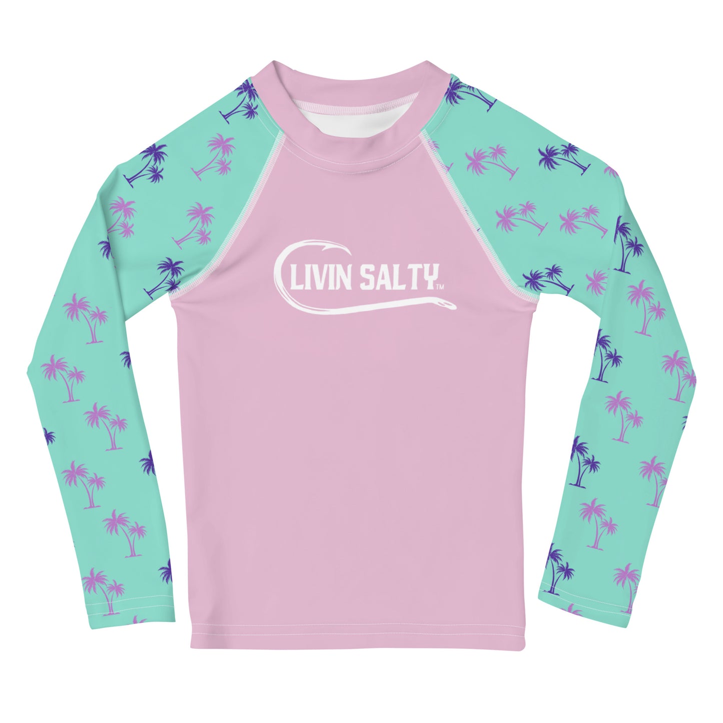 Girls LIVIN SALTY Rash Guard