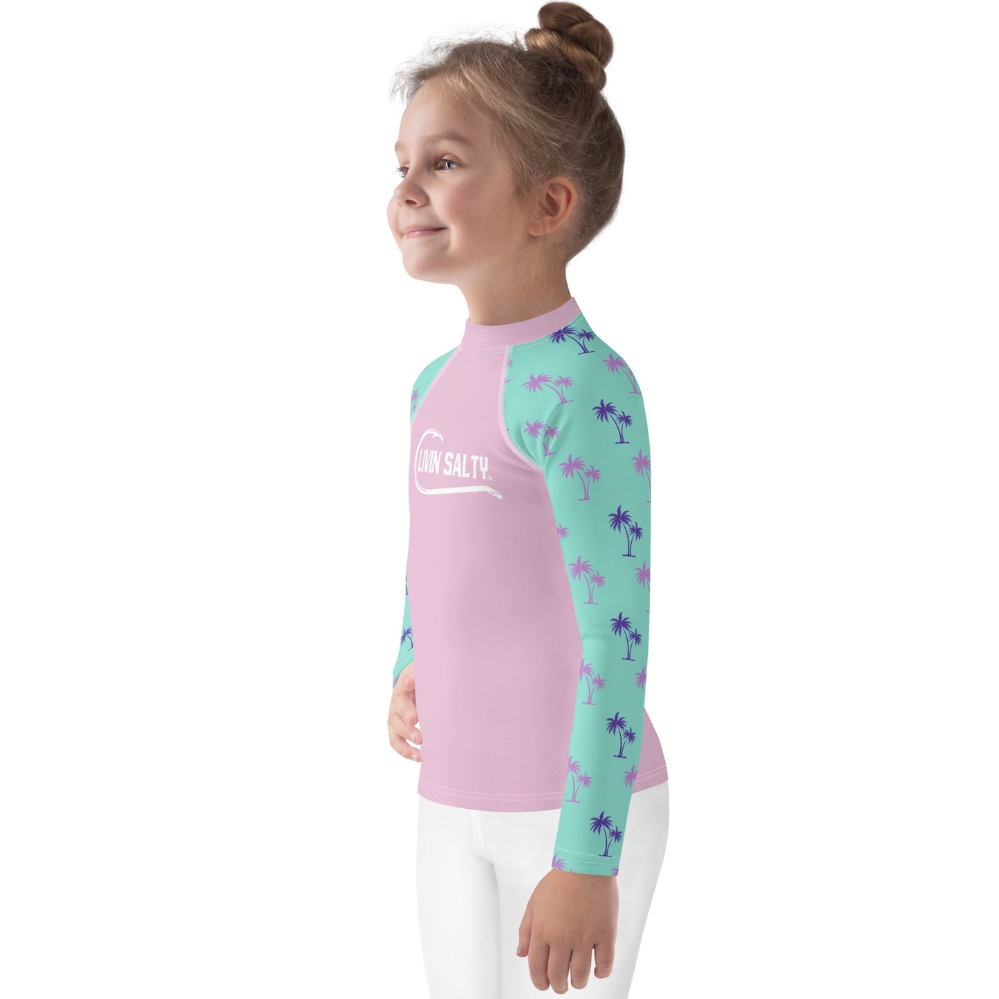 Girls LIVIN SALTY Rash Guard