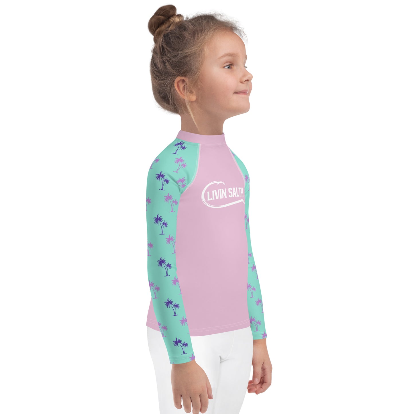 Girls LIVIN SALTY Rash Guard
