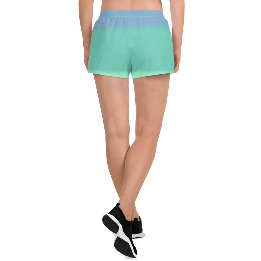 Women’s Blue LIVIN SALTY Athletic Shorts