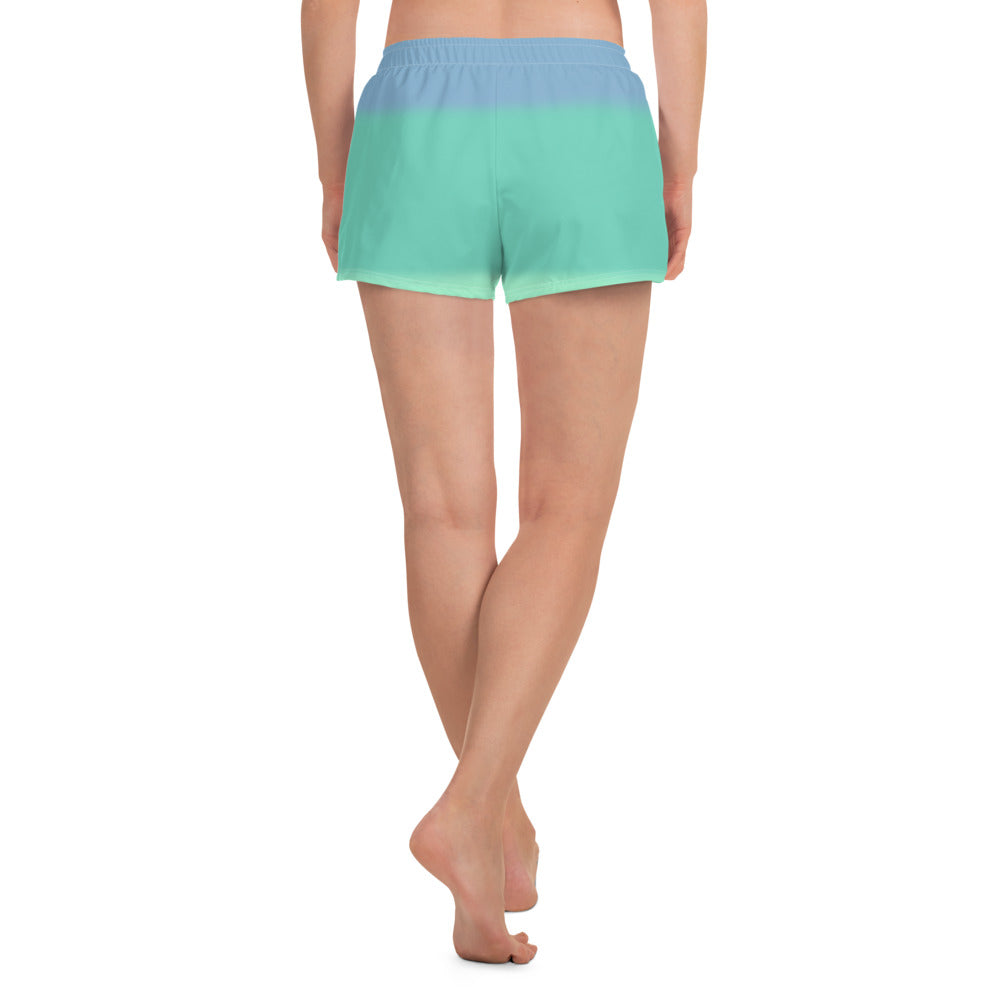Women’s Blue LIVIN SALTY Athletic Shorts