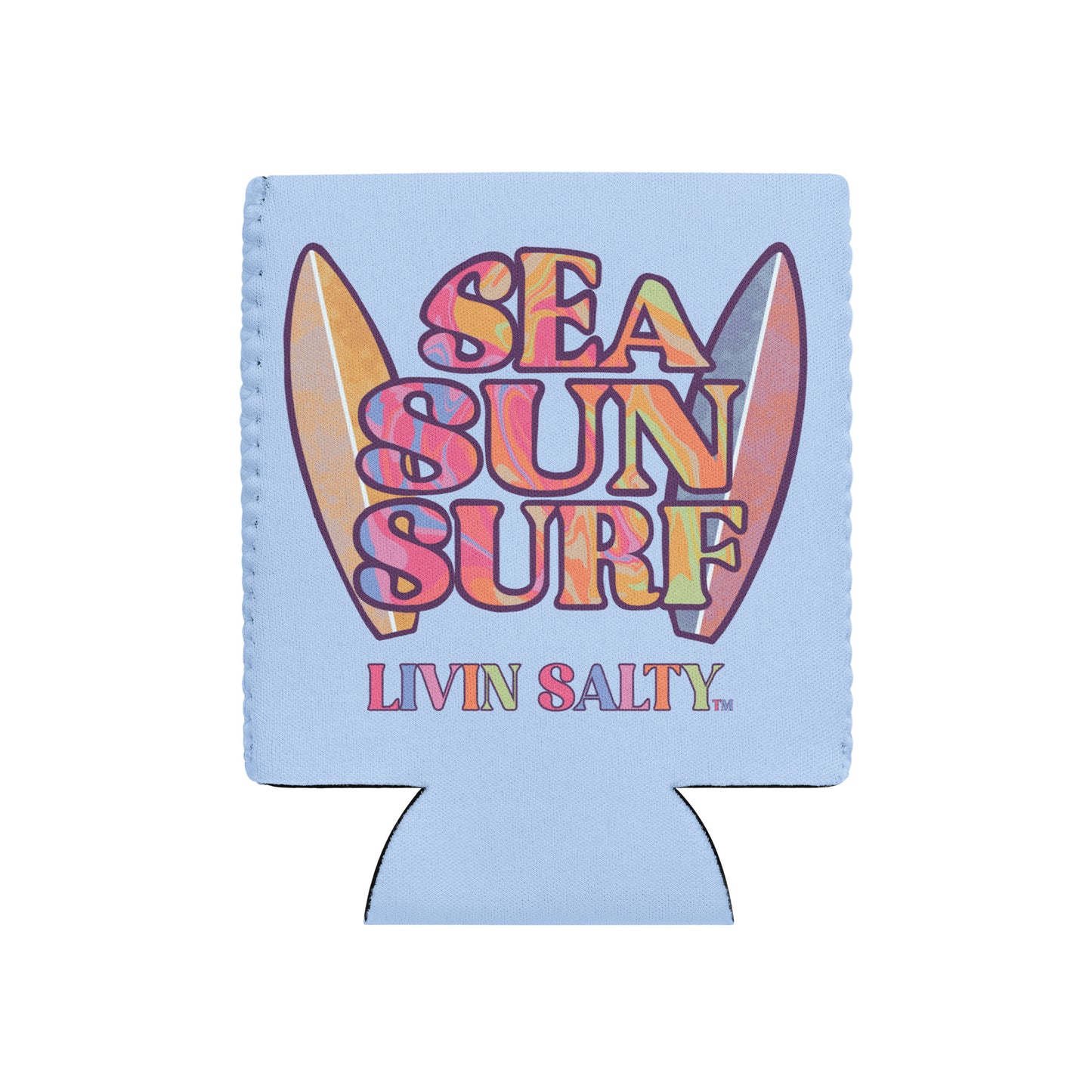 LIVIN SALTY Koozie