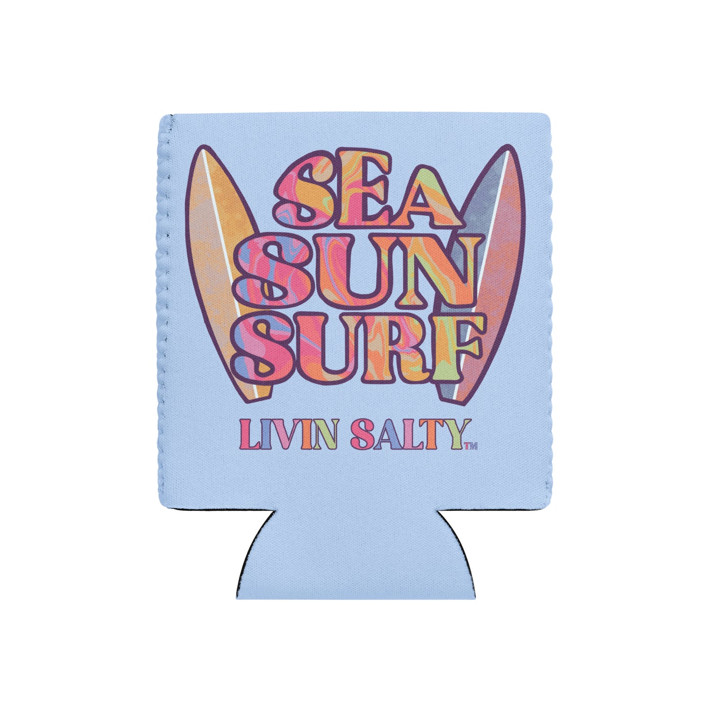 LIVIN SALTY Koozie
