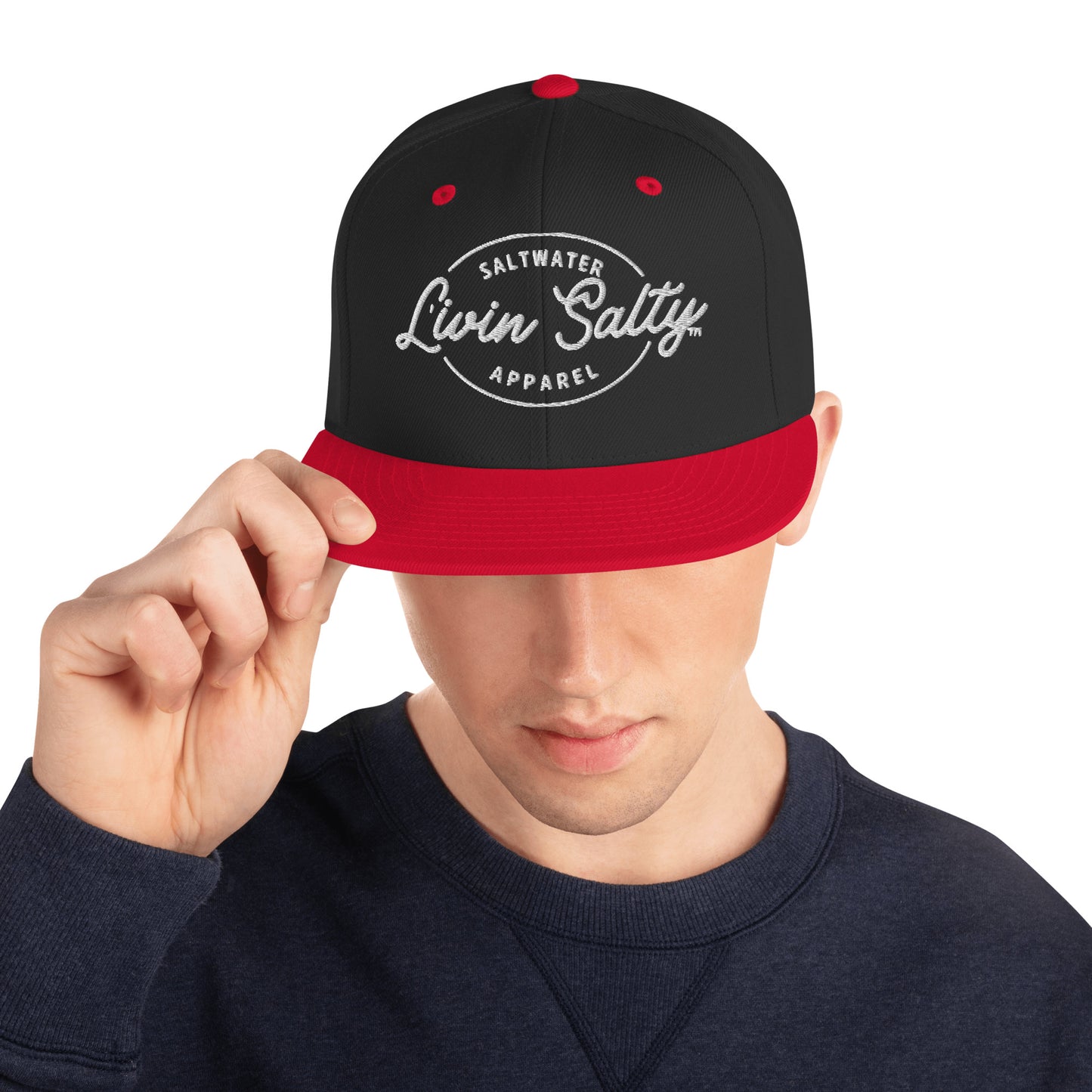 LIVIN SALTY Snapback Hat