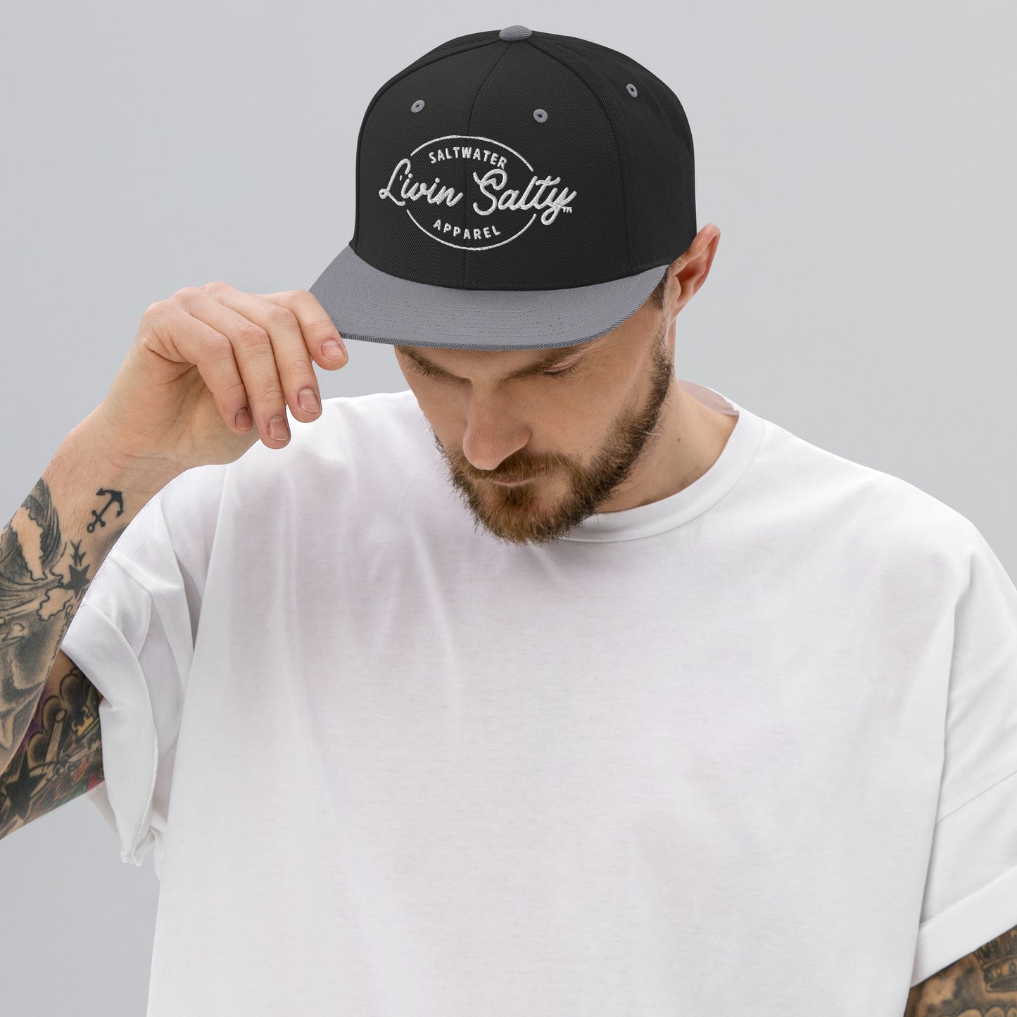 LIVIN SALTY Snapback Hat