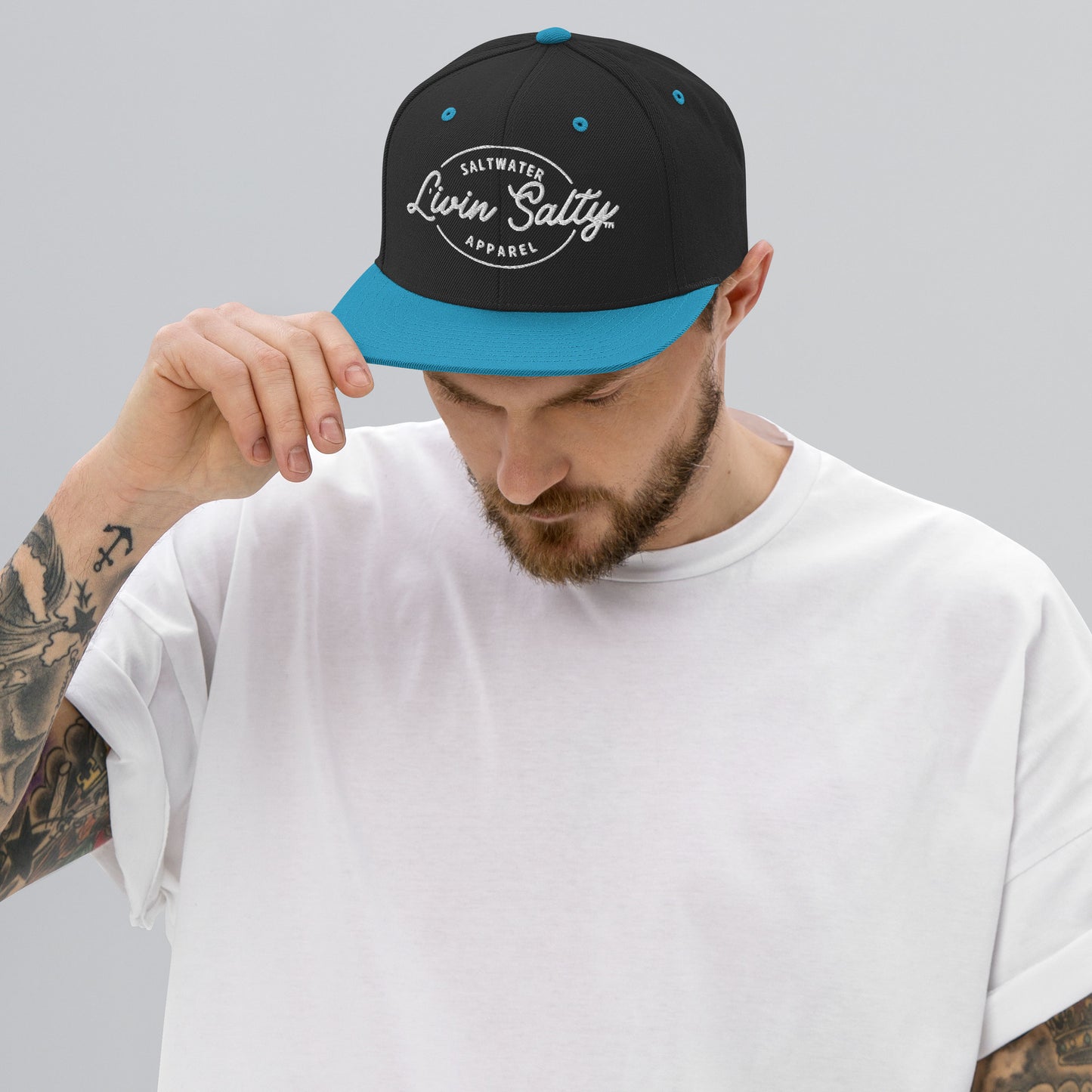 LIVIN SALTY Snapback Hat