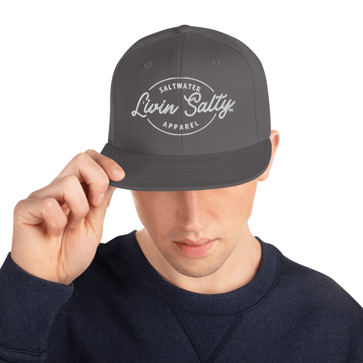 LIVIN SALTY Snapback Hat