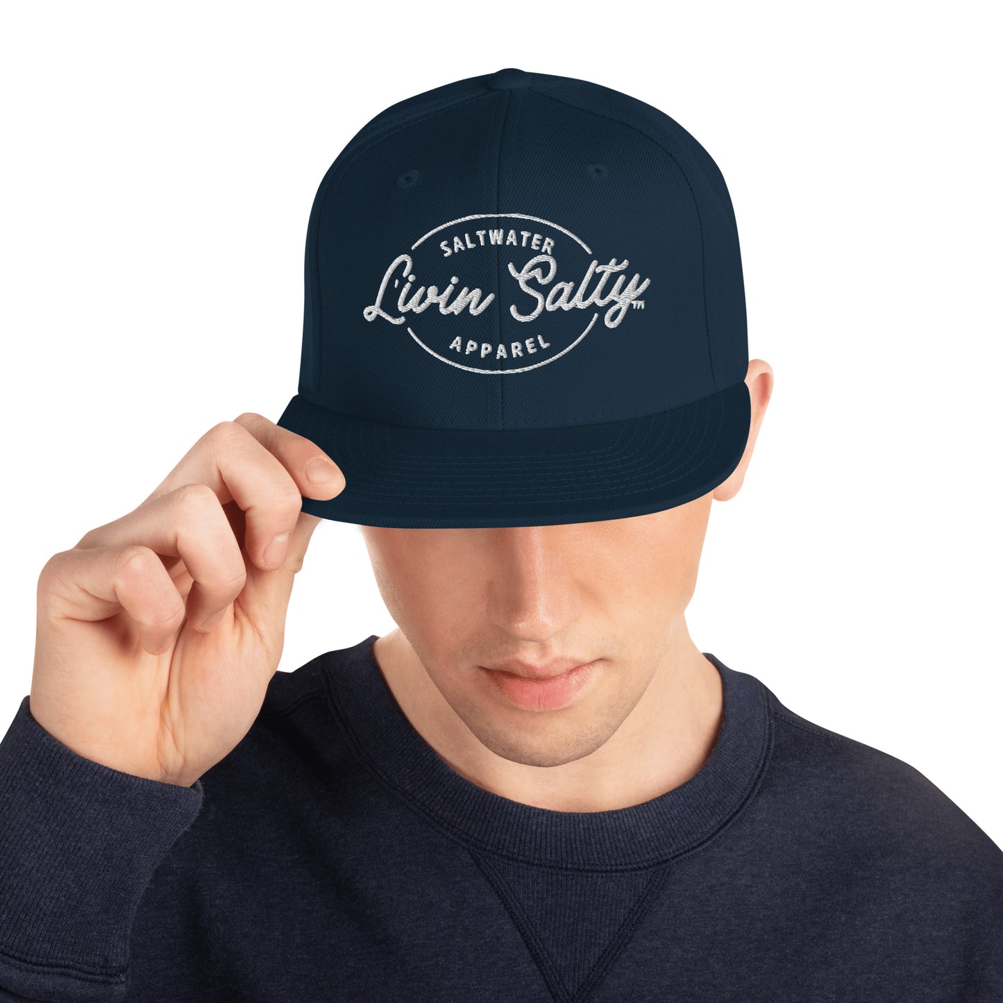 LIVIN SALTY Snapback Hat