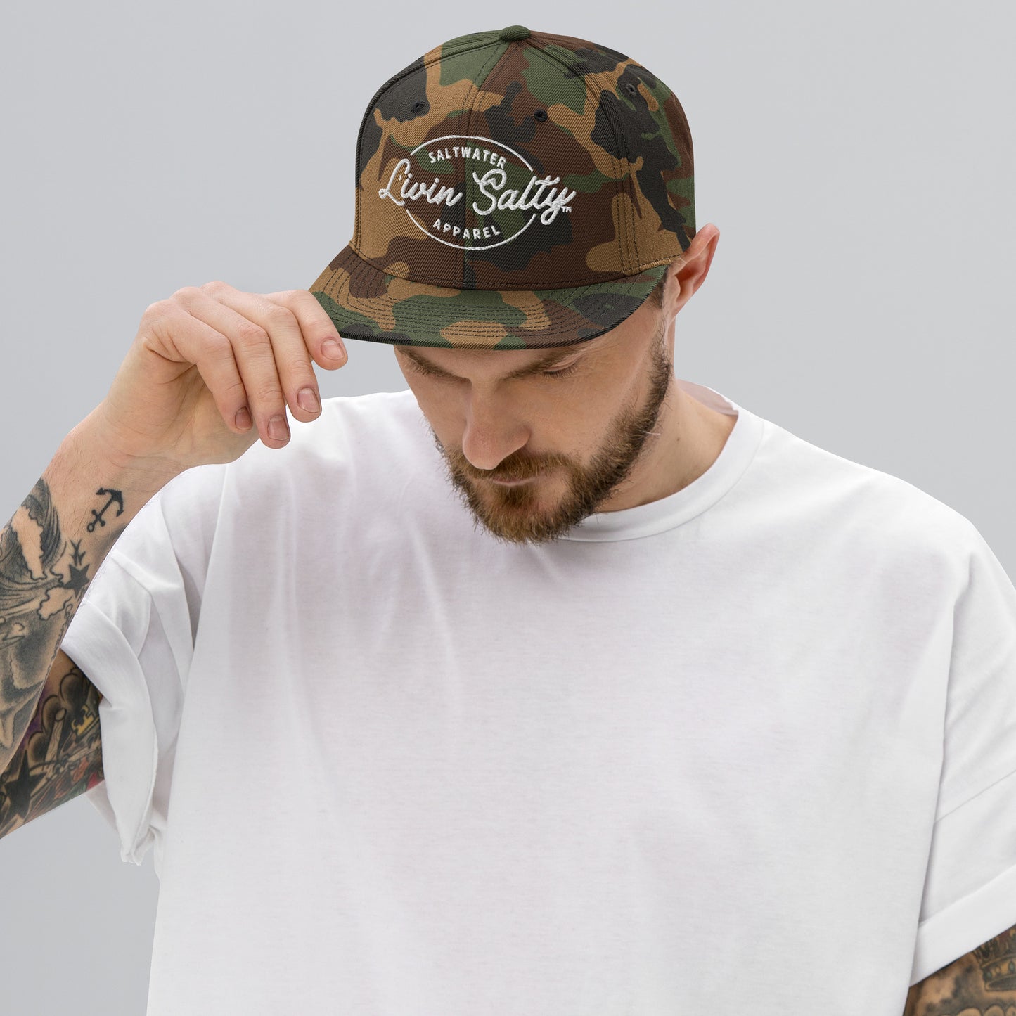LIVIN SALTY Snapback Hat