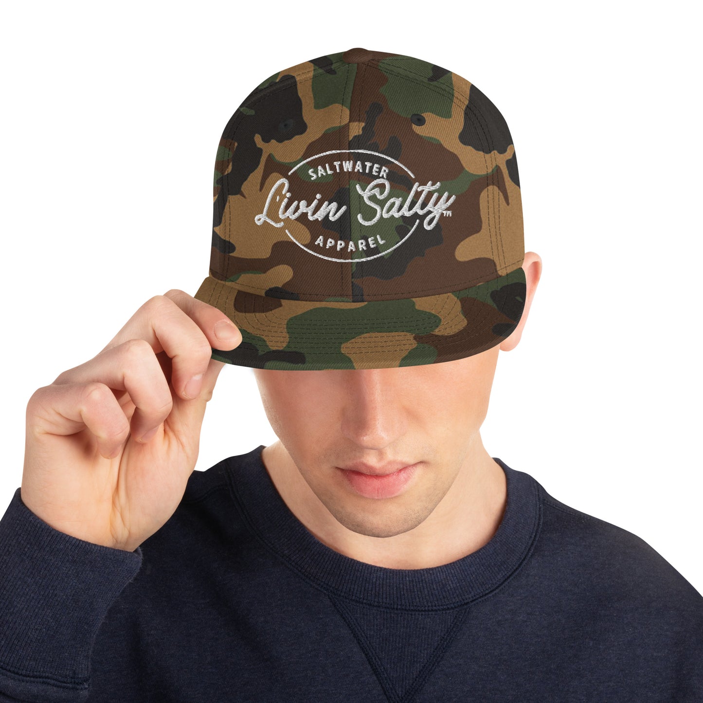 LIVIN SALTY Snapback Hat