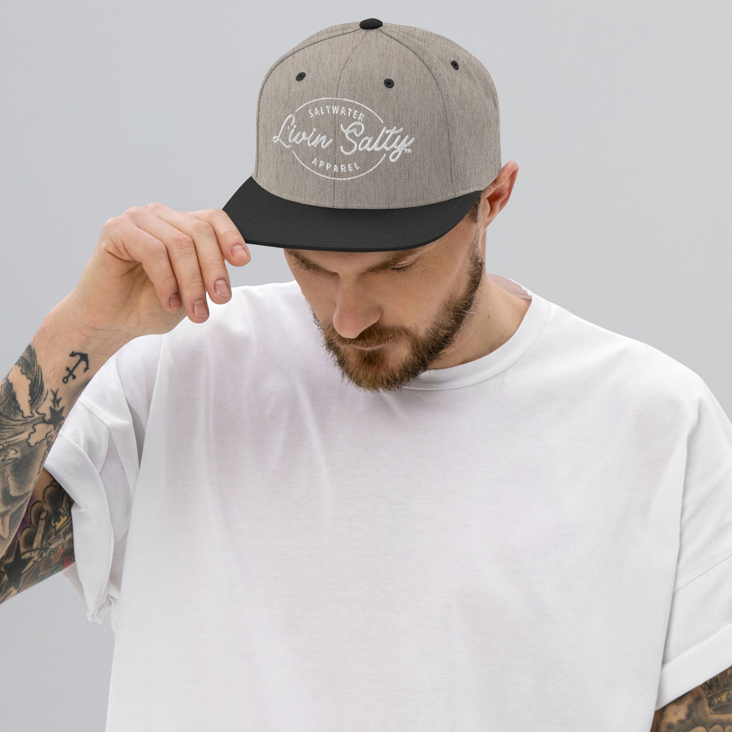 LIVIN SALTY Snapback Hat