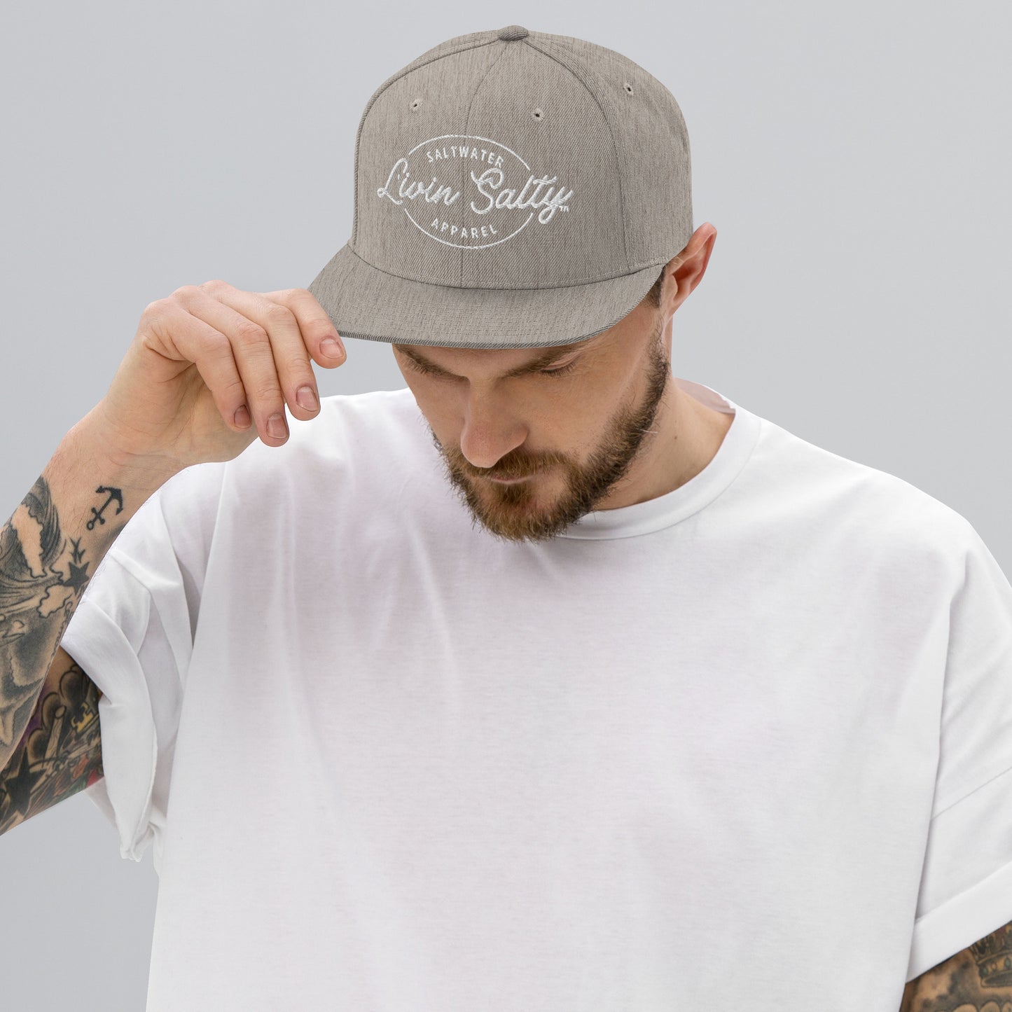 LIVIN SALTY Snapback Hat