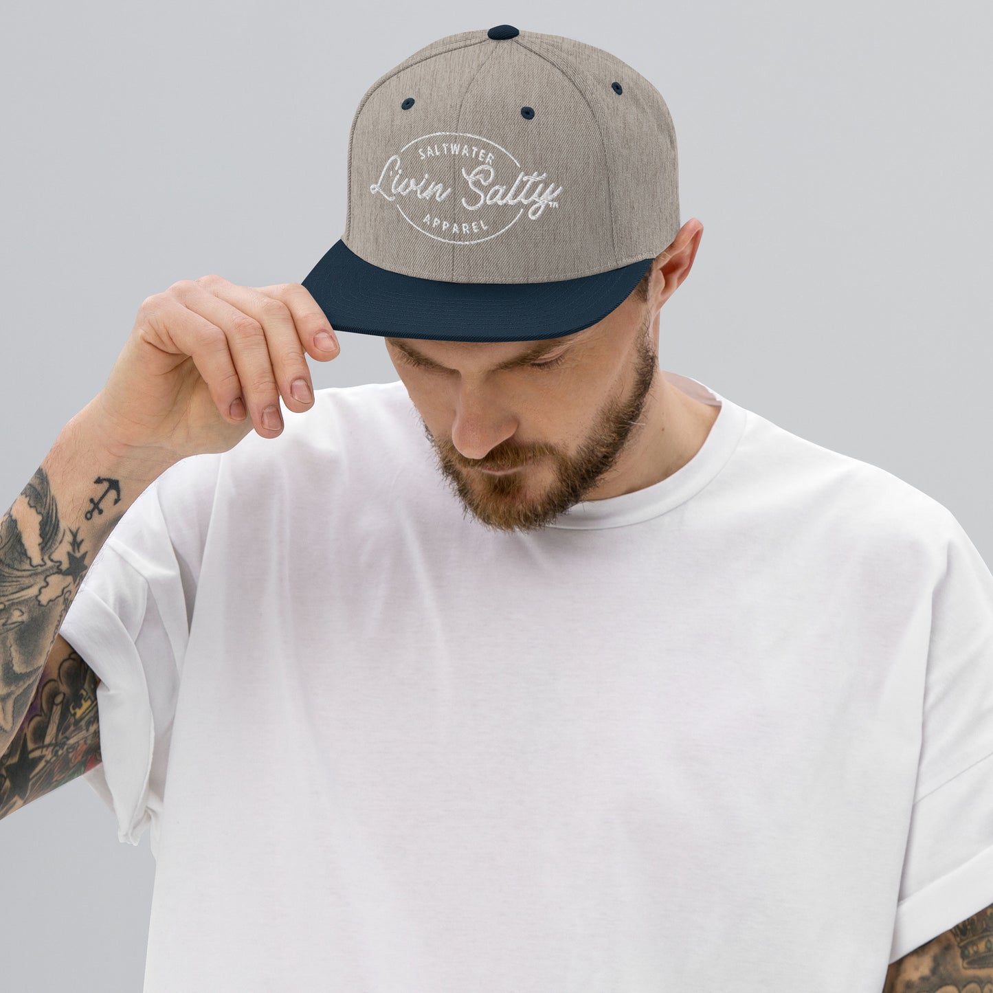 LIVIN SALTY Snapback Hat