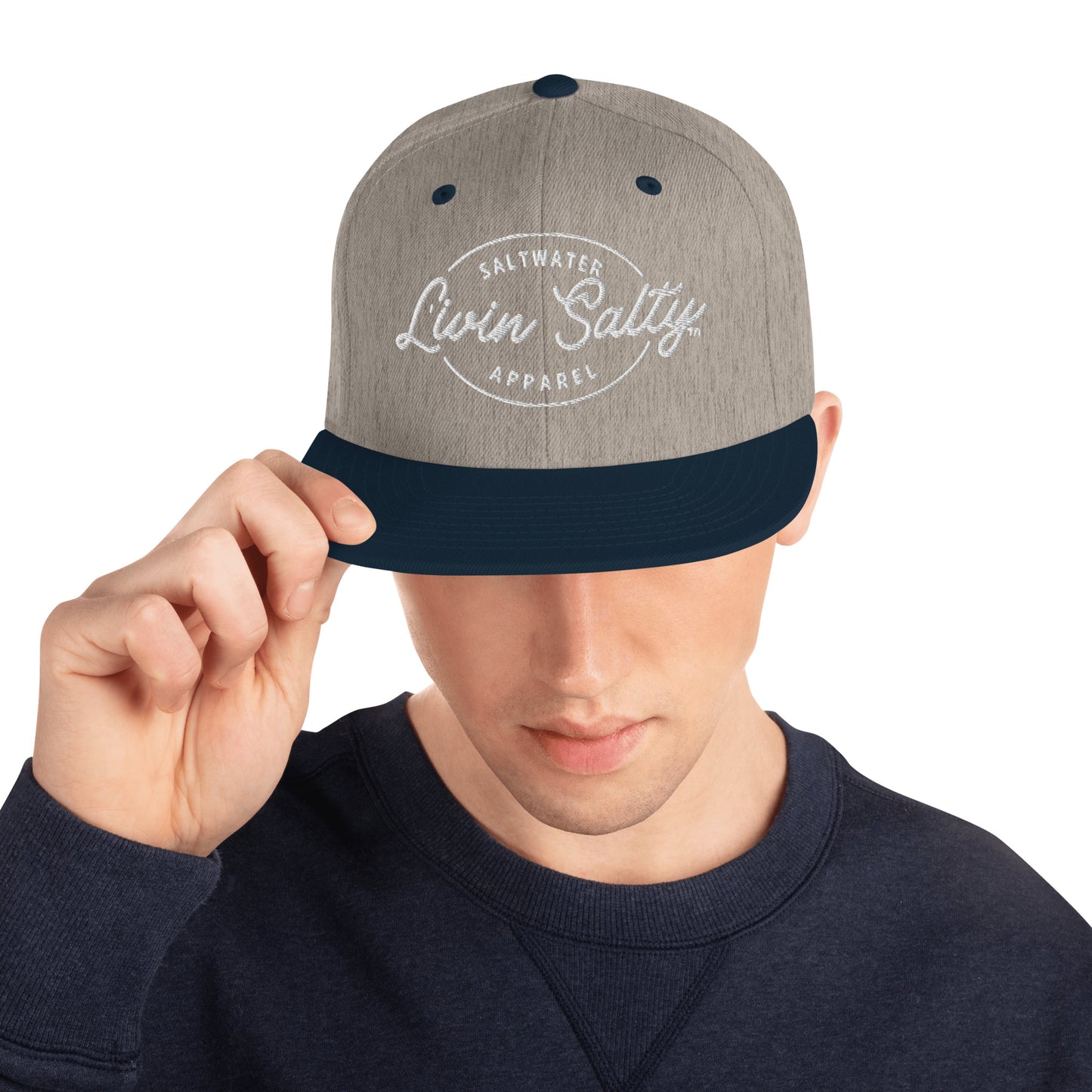 LIVIN SALTY Snapback Hat