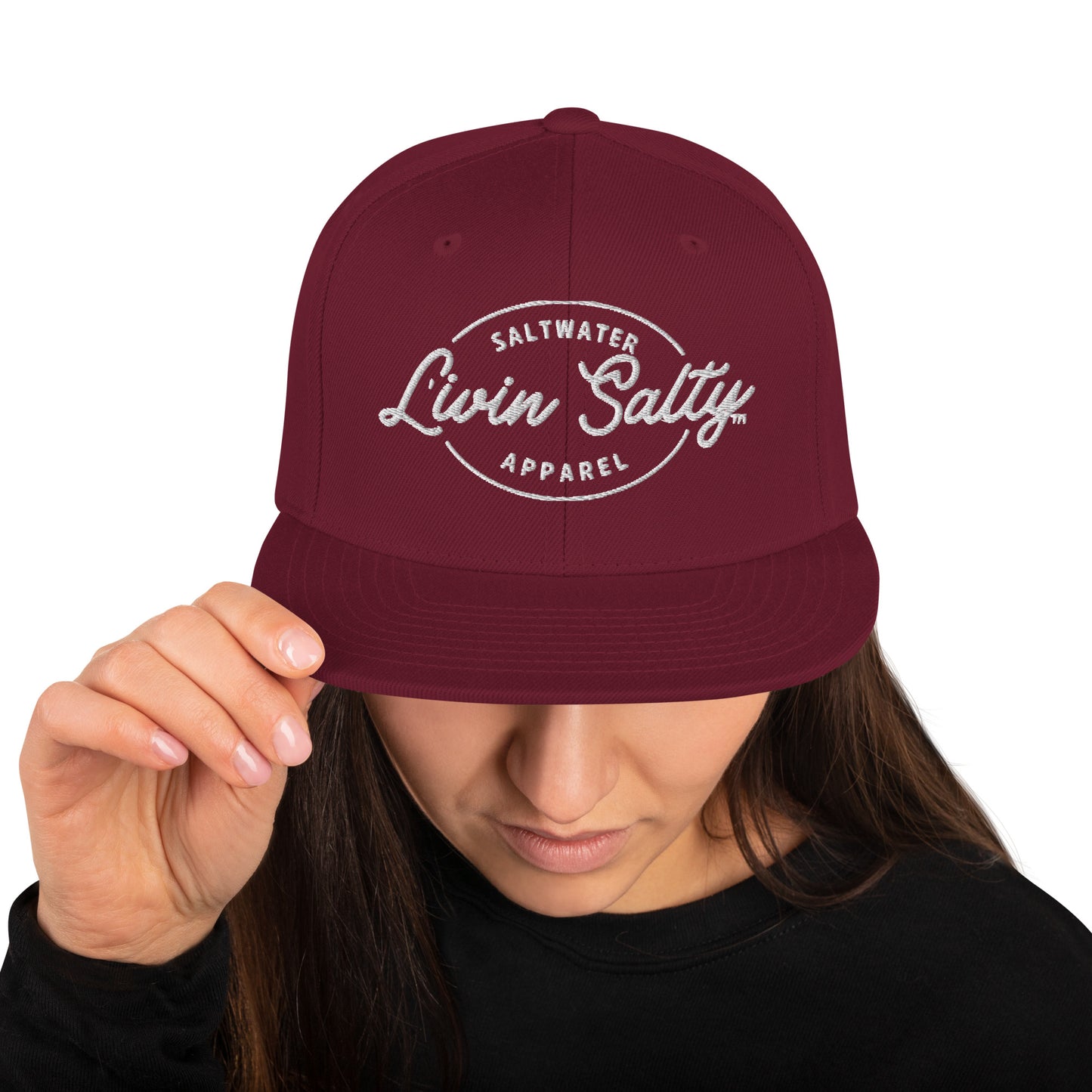 LIVIN SALTY Snapback Hat