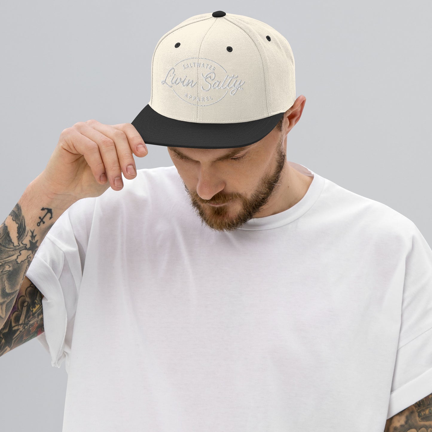 LIVIN SALTY Snapback Hat