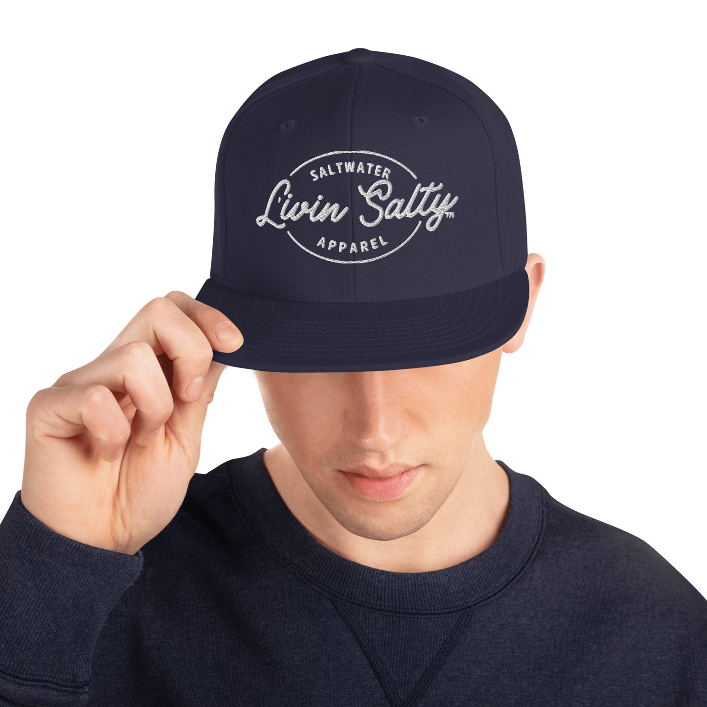 LIVIN SALTY Snapback Hat
