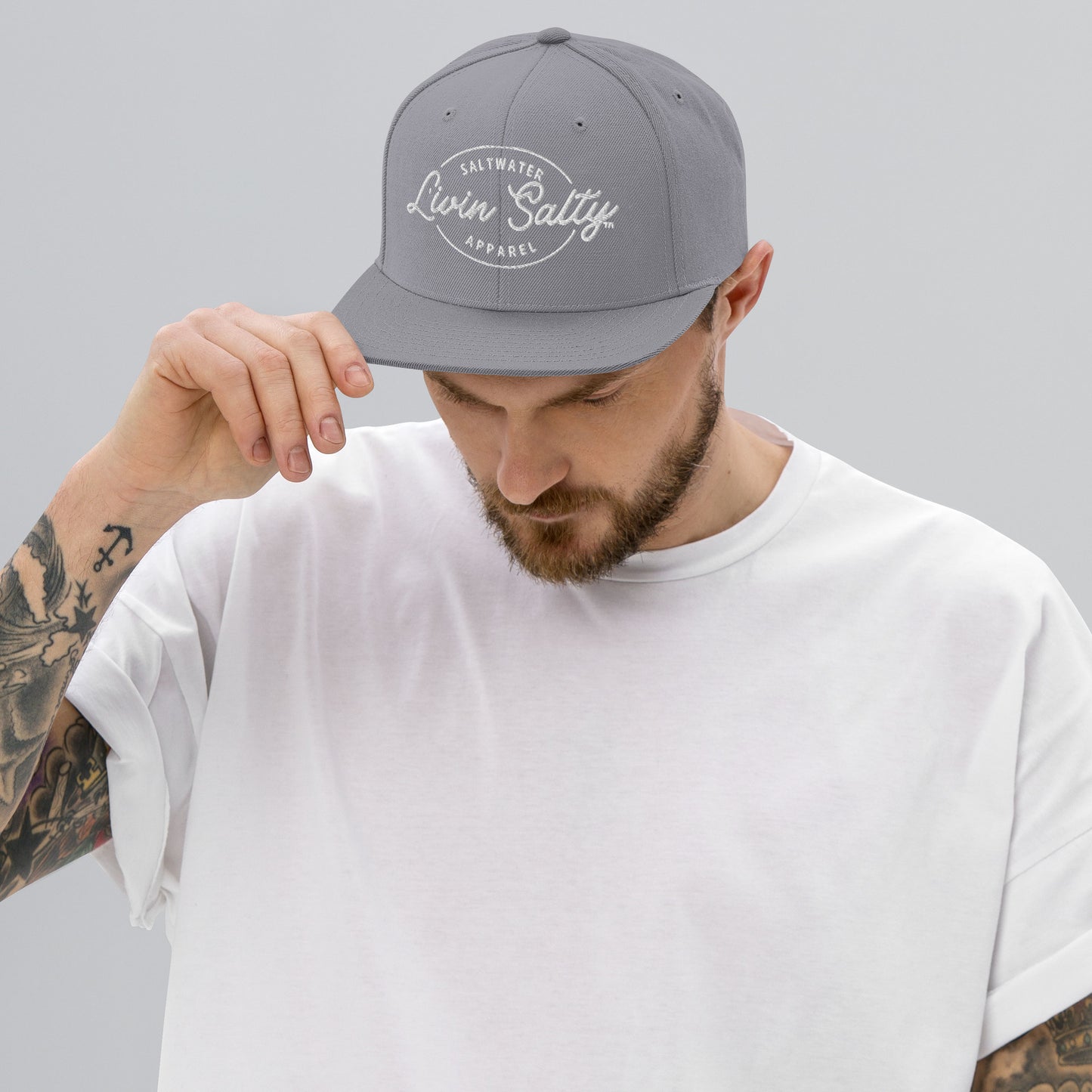 LIVIN SALTY Snapback Hat