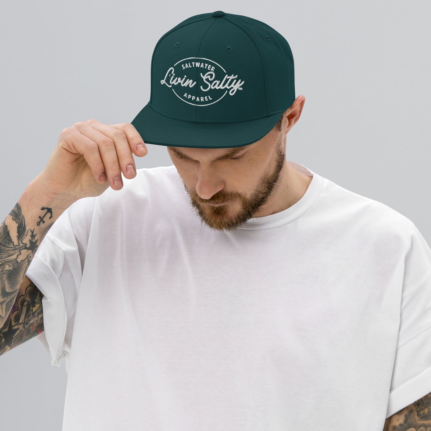 LIVIN SALTY Snapback Hat