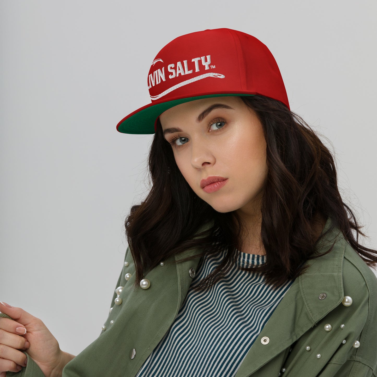 Flat Bill LIVIN SALTY Cap