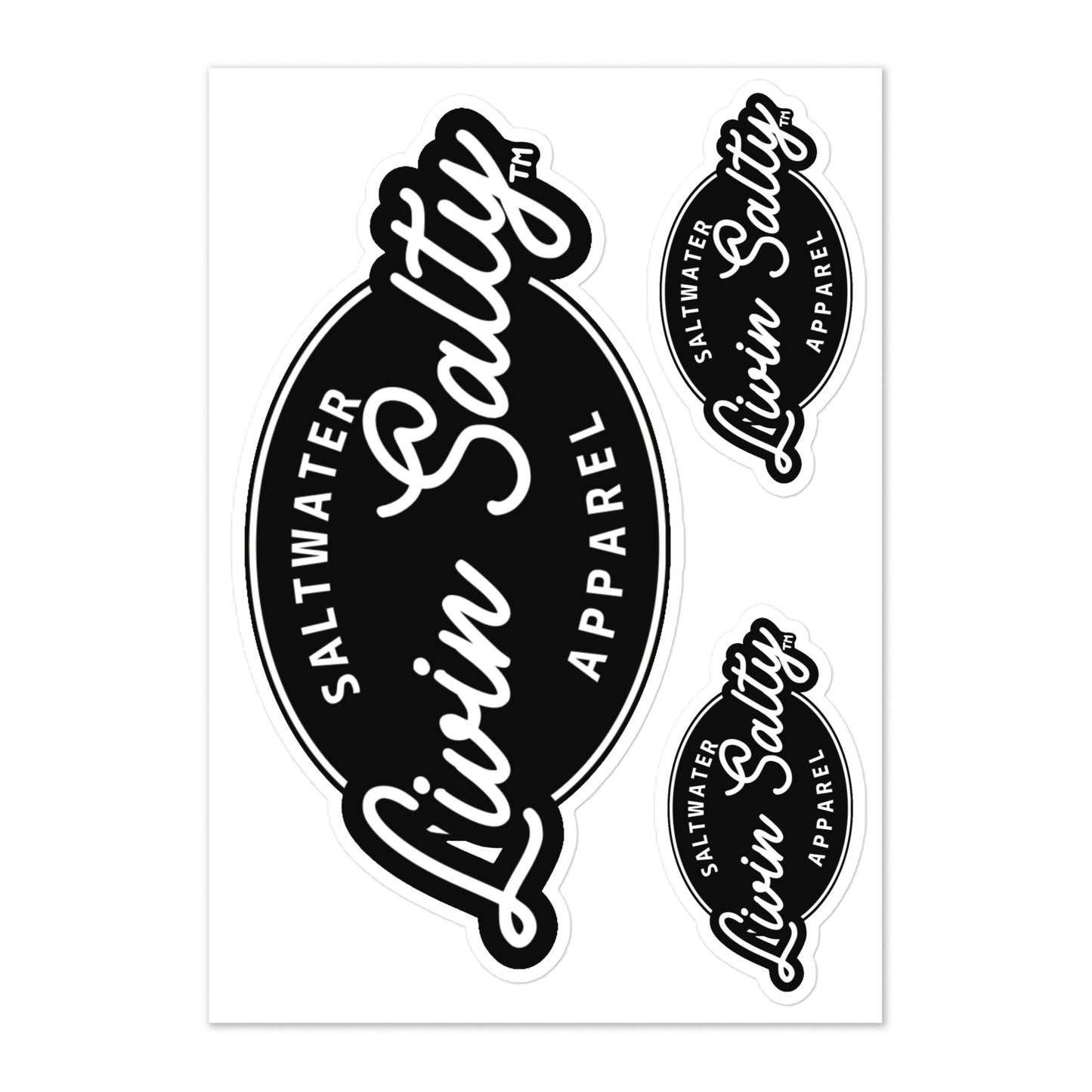 LIVIN SALTY Sticker sheet