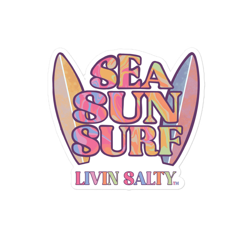 LIVIN SALTY Bubble-free stickers