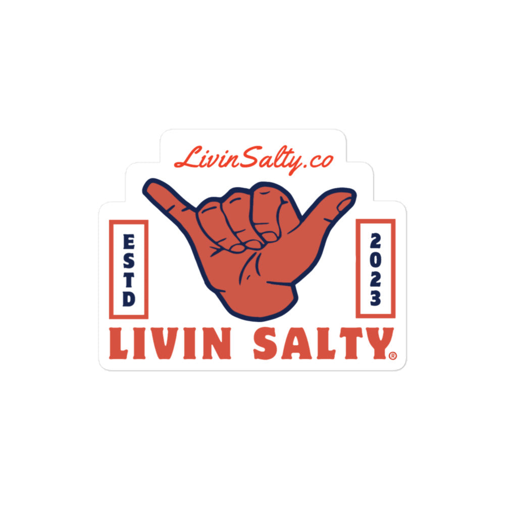 LIVIN SALTY stickers