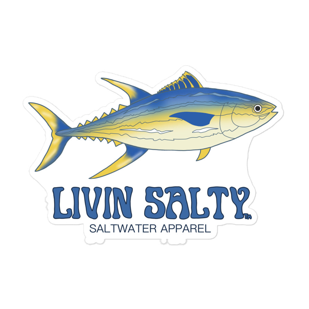 LIVIN SALTY Tuna Bubble-free stickers