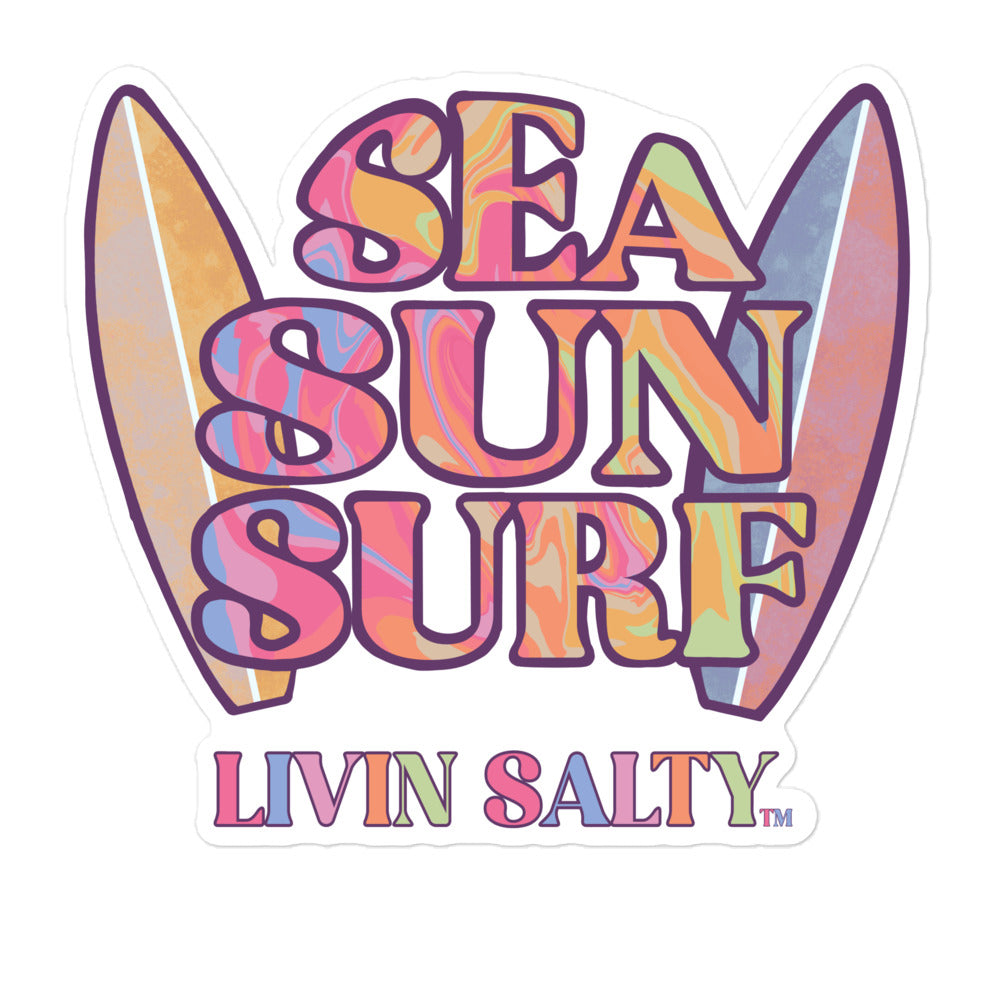 LIVIN SALTY Bubble-free stickers