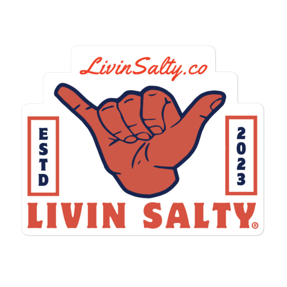 LIVIN SALTY stickers
