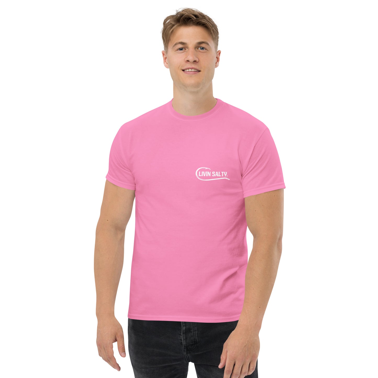 LIVIN SALTY Shark Cotton tee