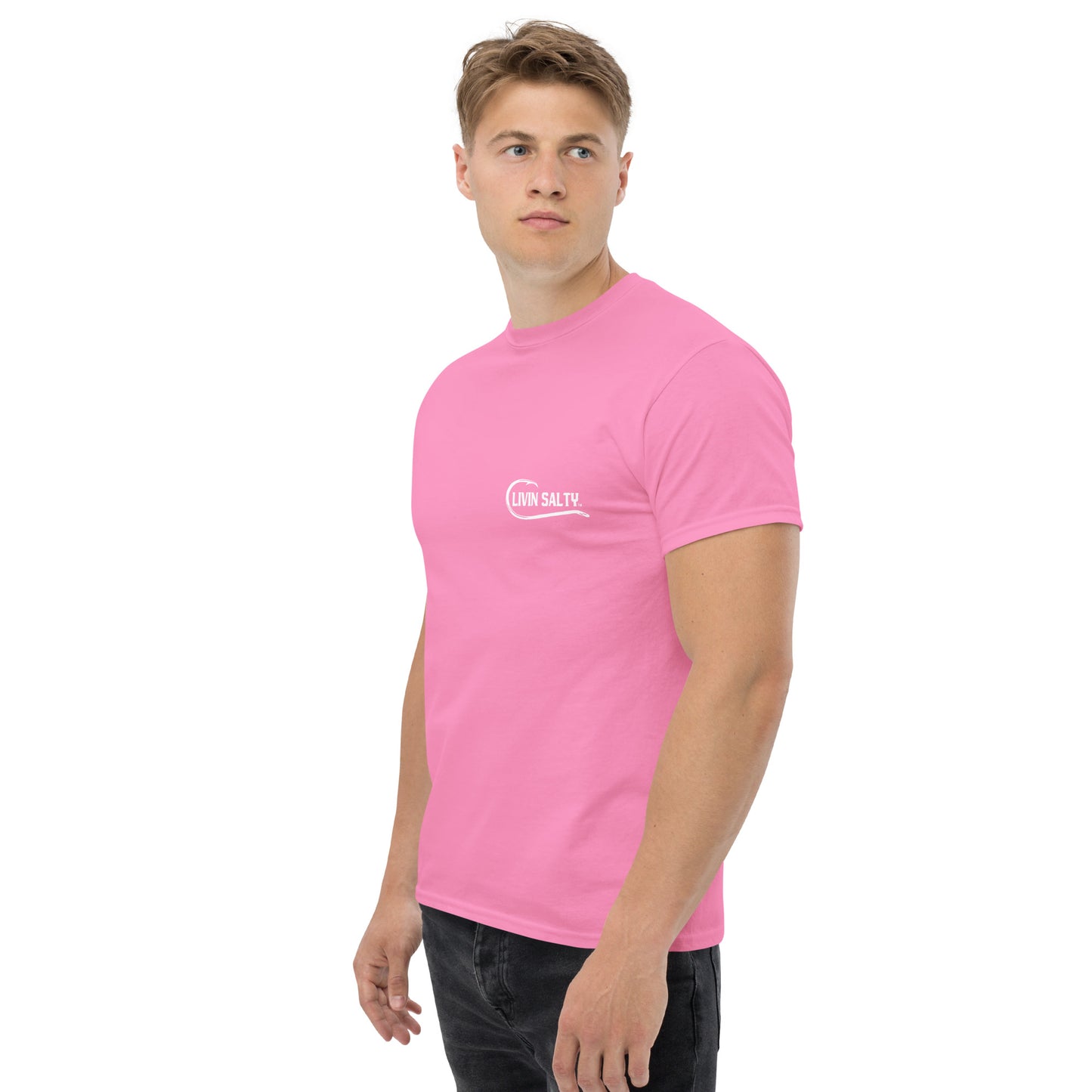 LIVIN SALTY Shark Cotton tee