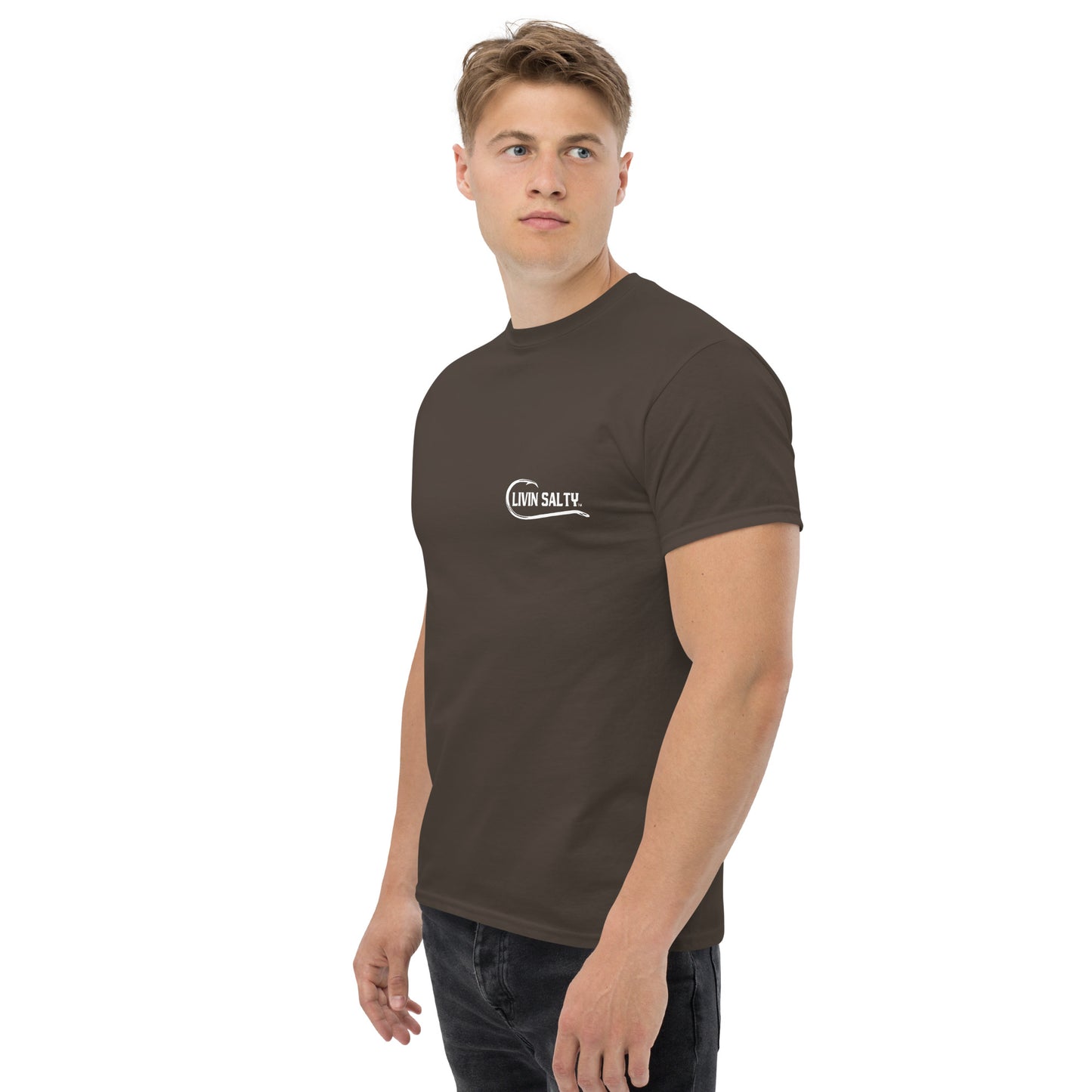 LIVIN SALTY Shark Cotton tee