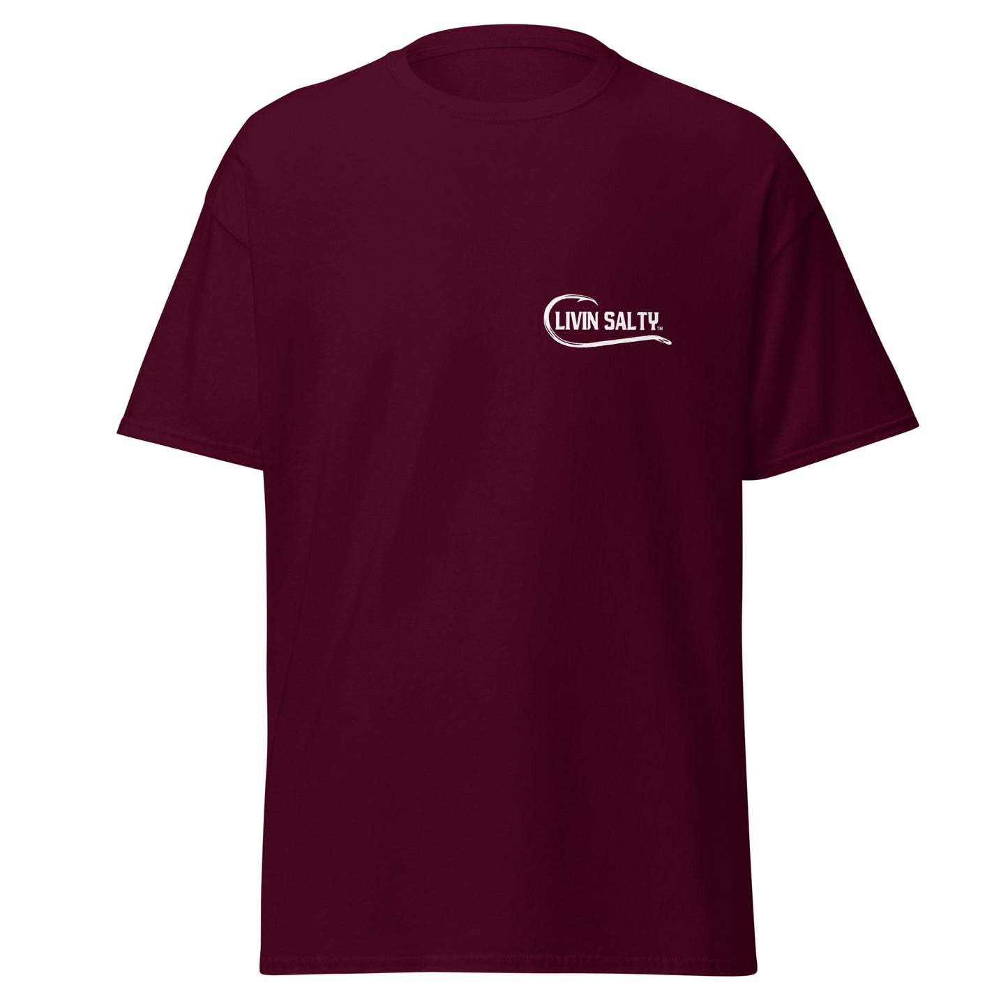 LIVIN SALTY Shark Cotton tee