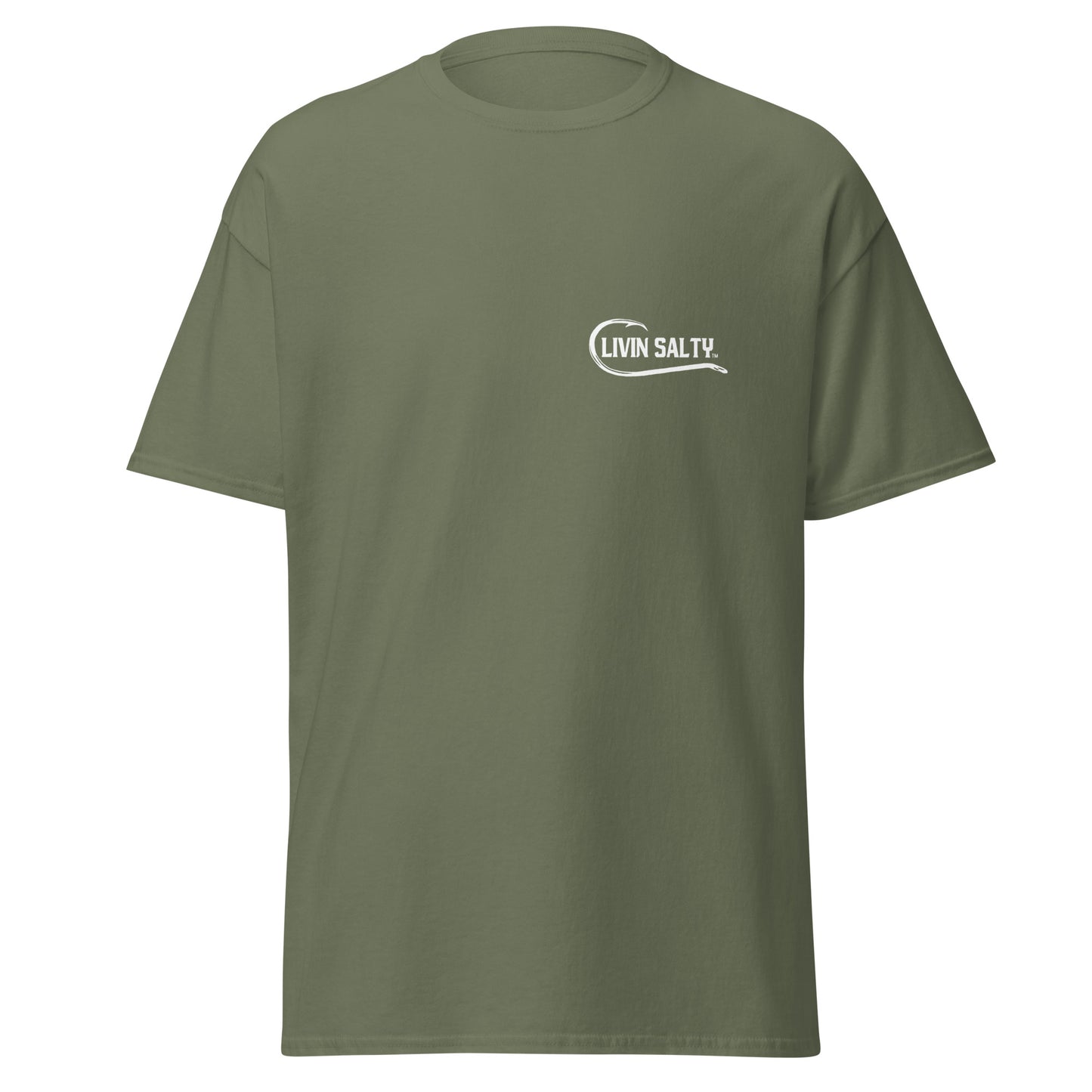 LIVIN SALTY Shark Cotton tee