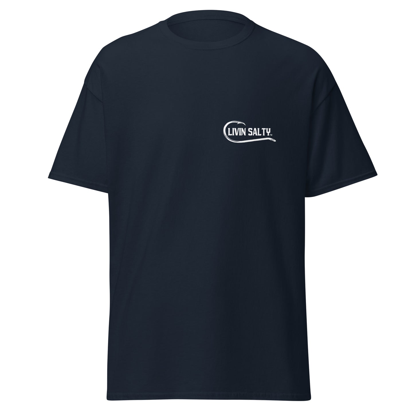LIVIN SALTY Shark Cotton tee