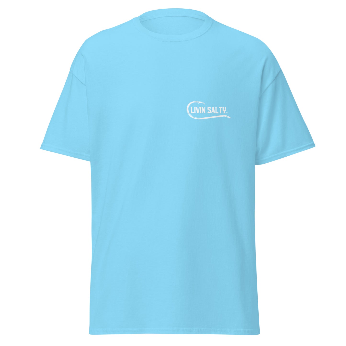 LIVIN SALTY Shark Cotton tee