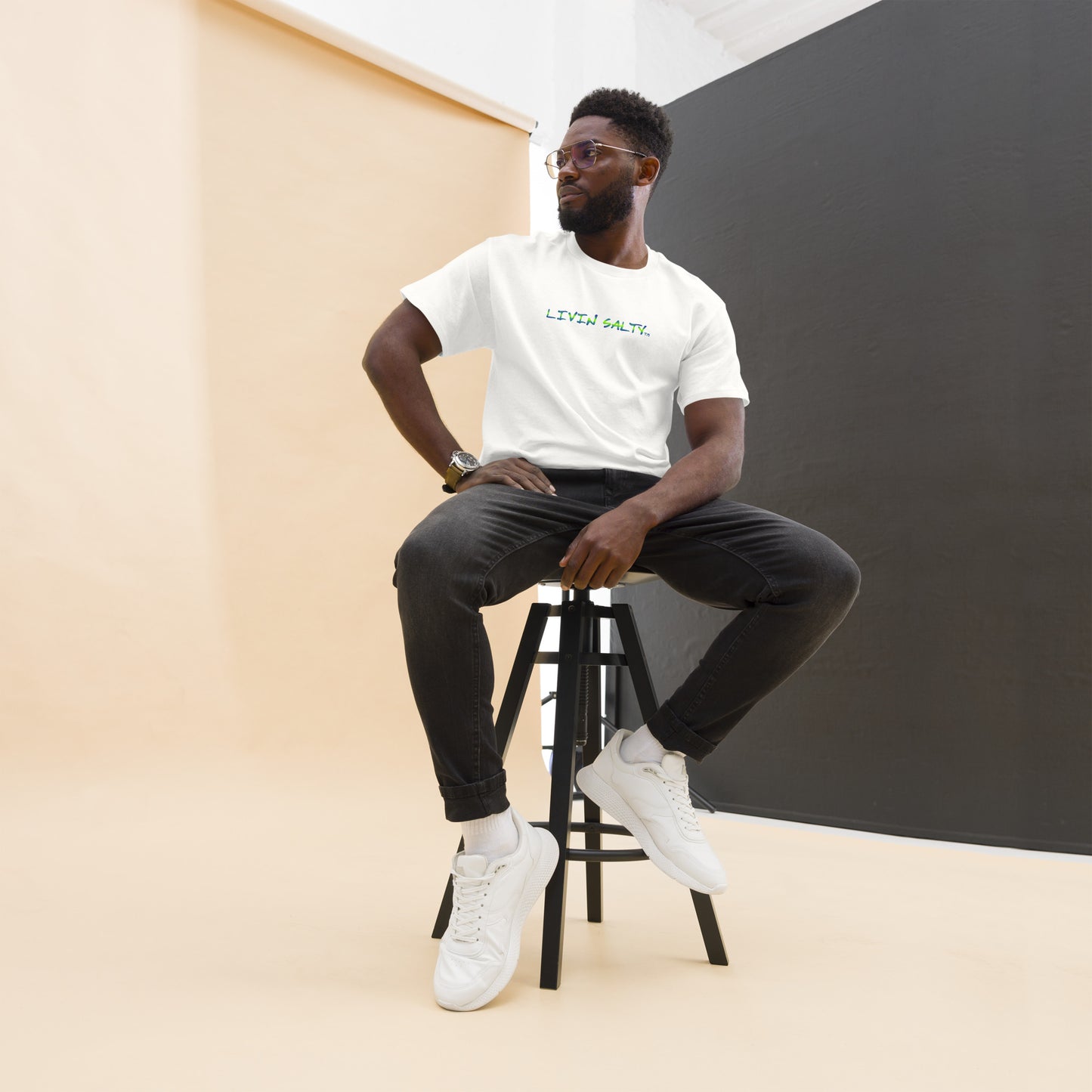 LIVIN SALTY Mahi cotton tee