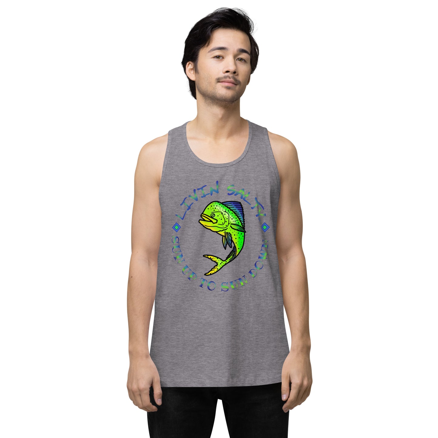 Men’s LIVIN SALTY Mahi tank top