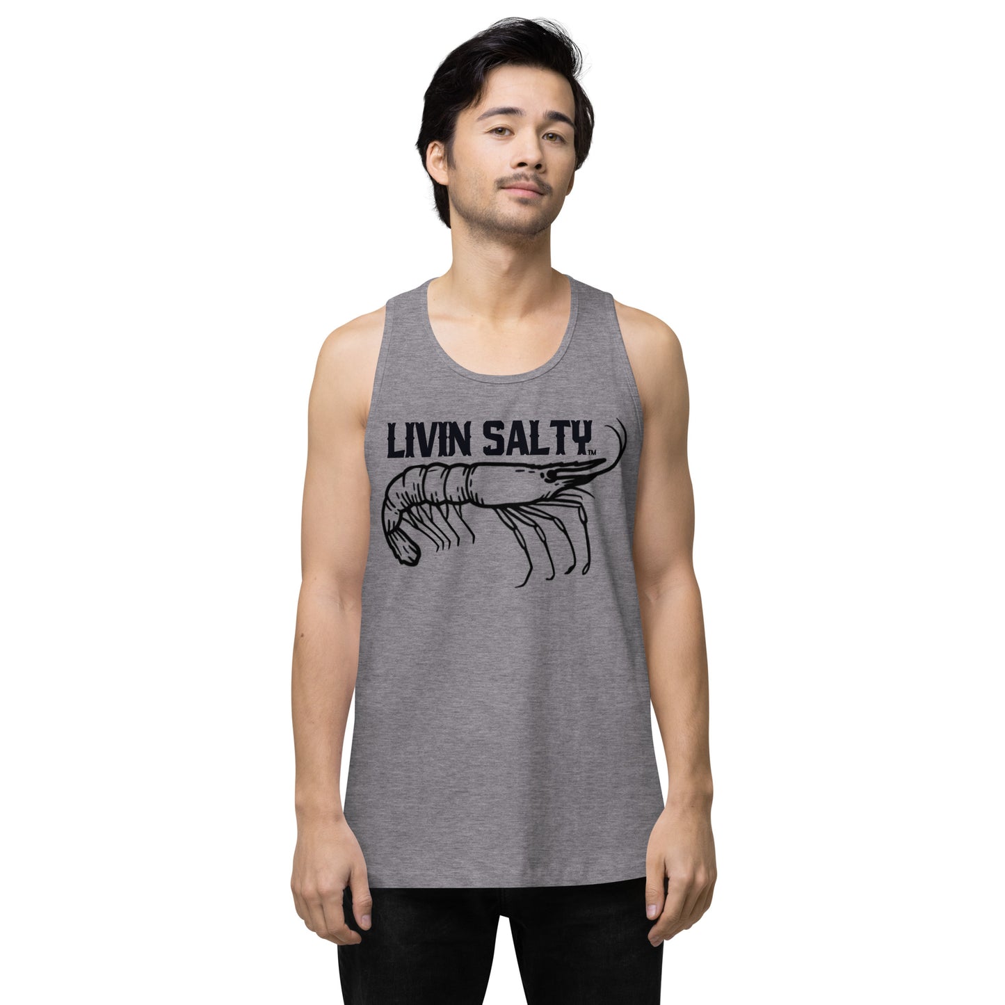 Men’s LIVIN SALTY Shrimp tank top