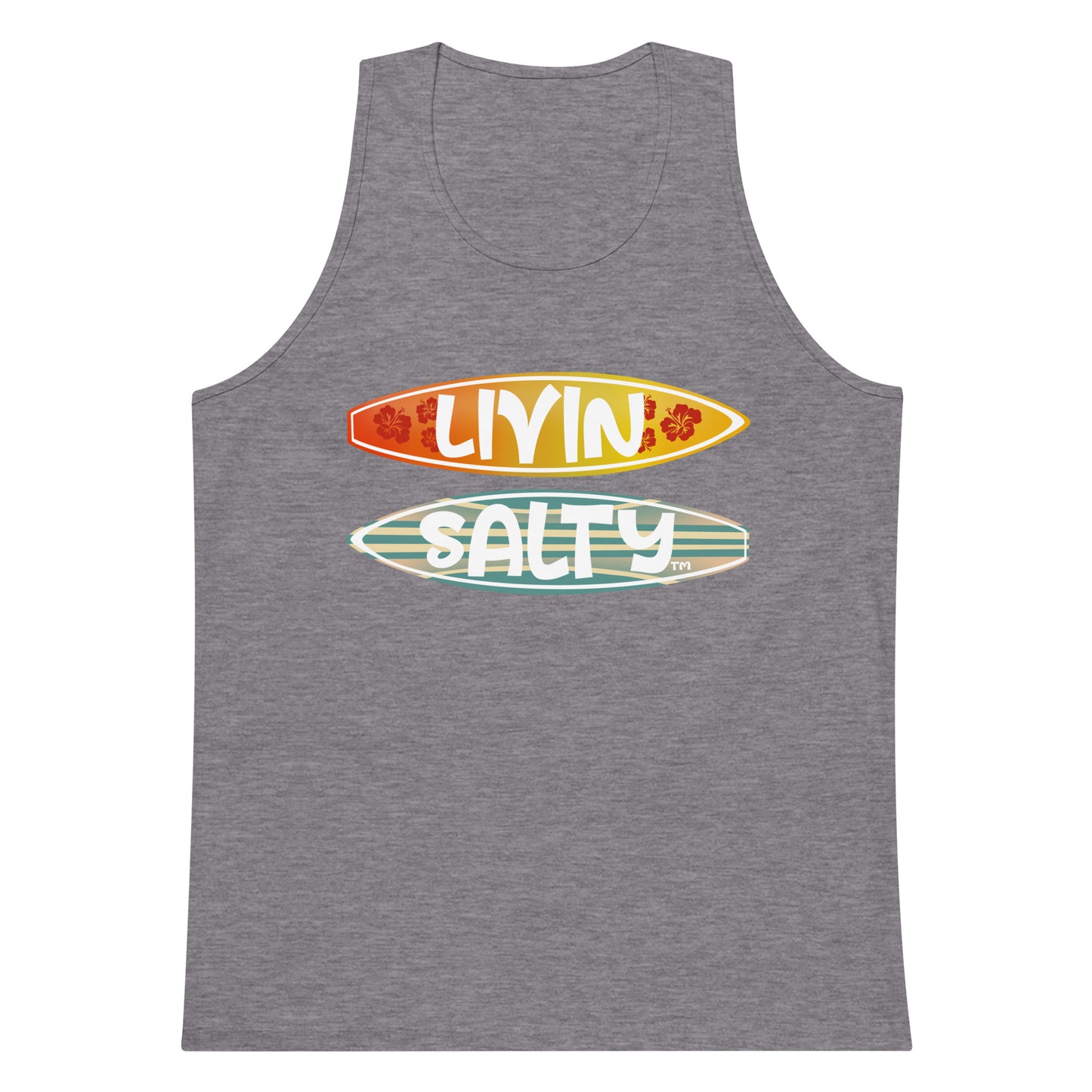 Men’s Surf Board LIVIN SALTY tank top