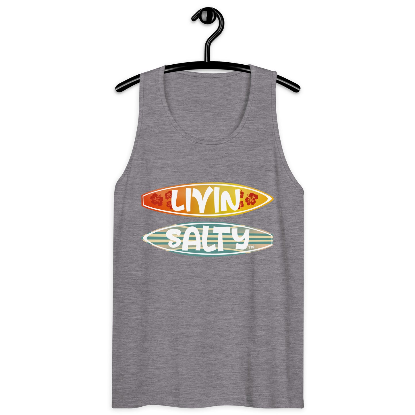 Men’s Surf Board LIVIN SALTY tank top