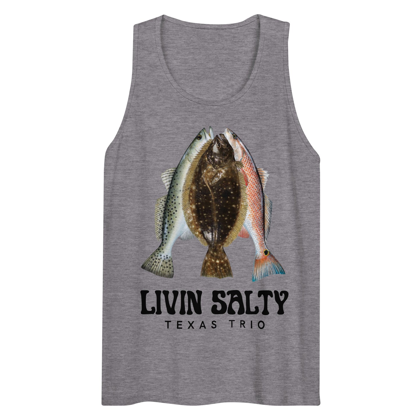 Men’s Texas Trio LIVIN SALTY tank top