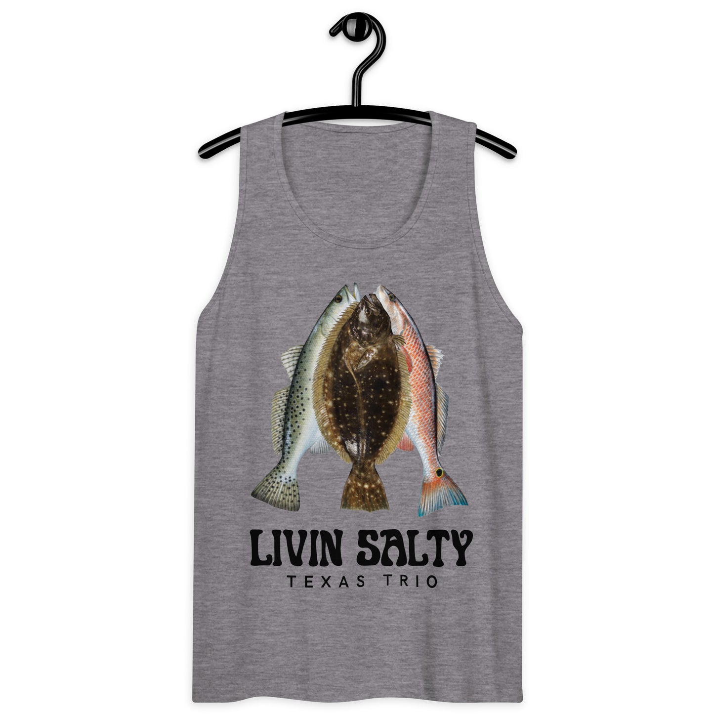 Men’s Texas Trio LIVIN SALTY tank top