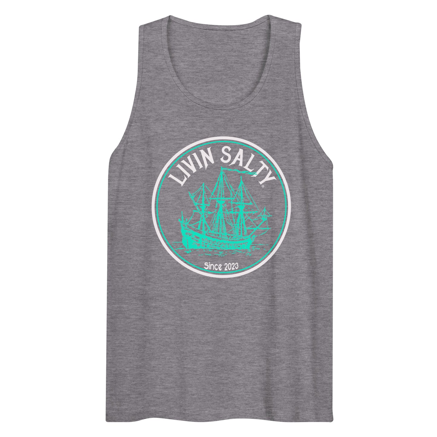 Men’s LIVIN SALTY Ship tank top