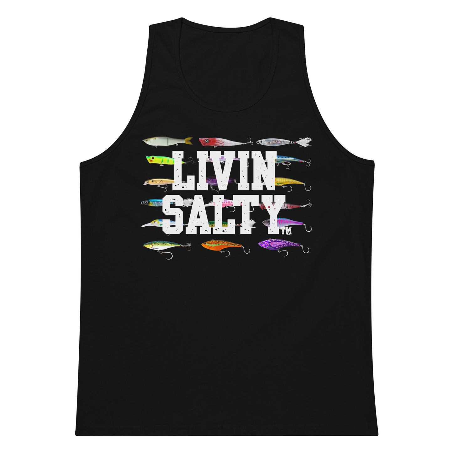 Men’s LIVIN SALTY Saltwater Lures tank top