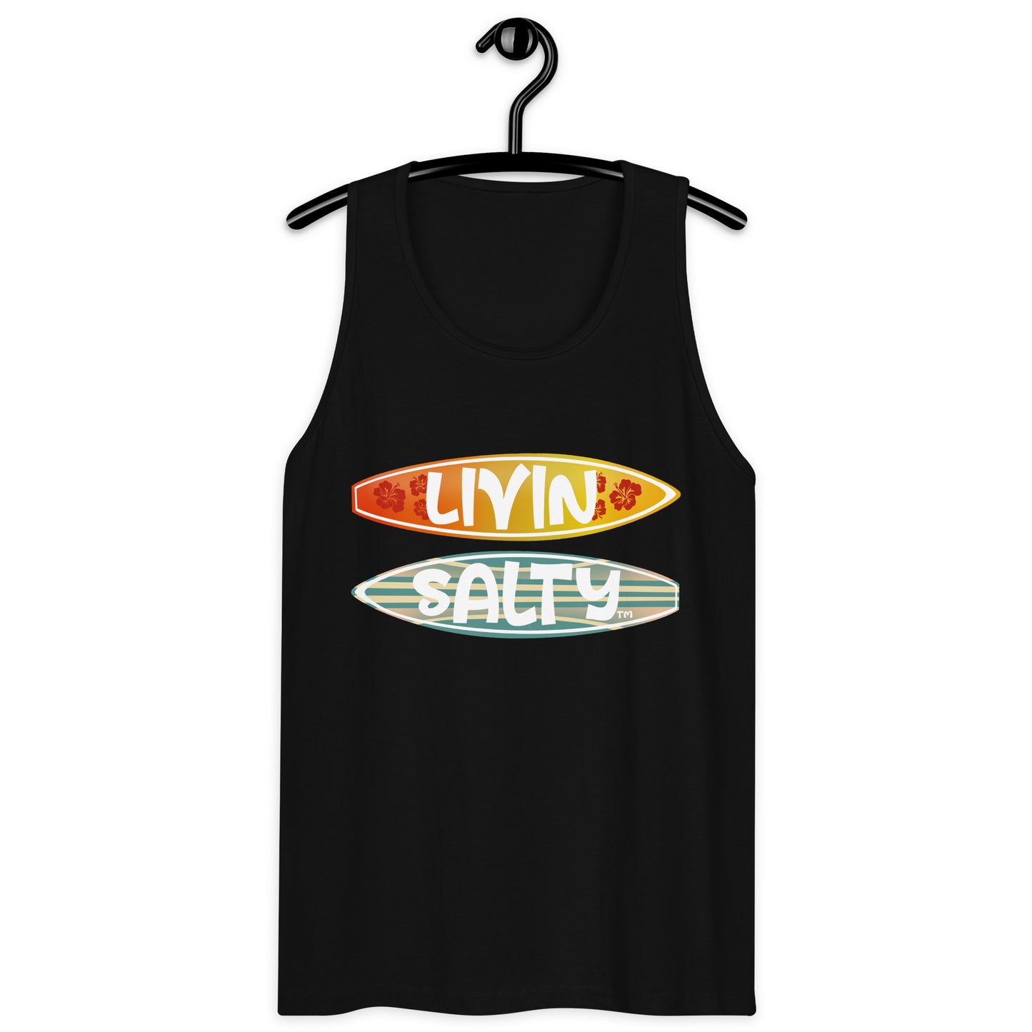 Men’s Surf Board LIVIN SALTY tank top