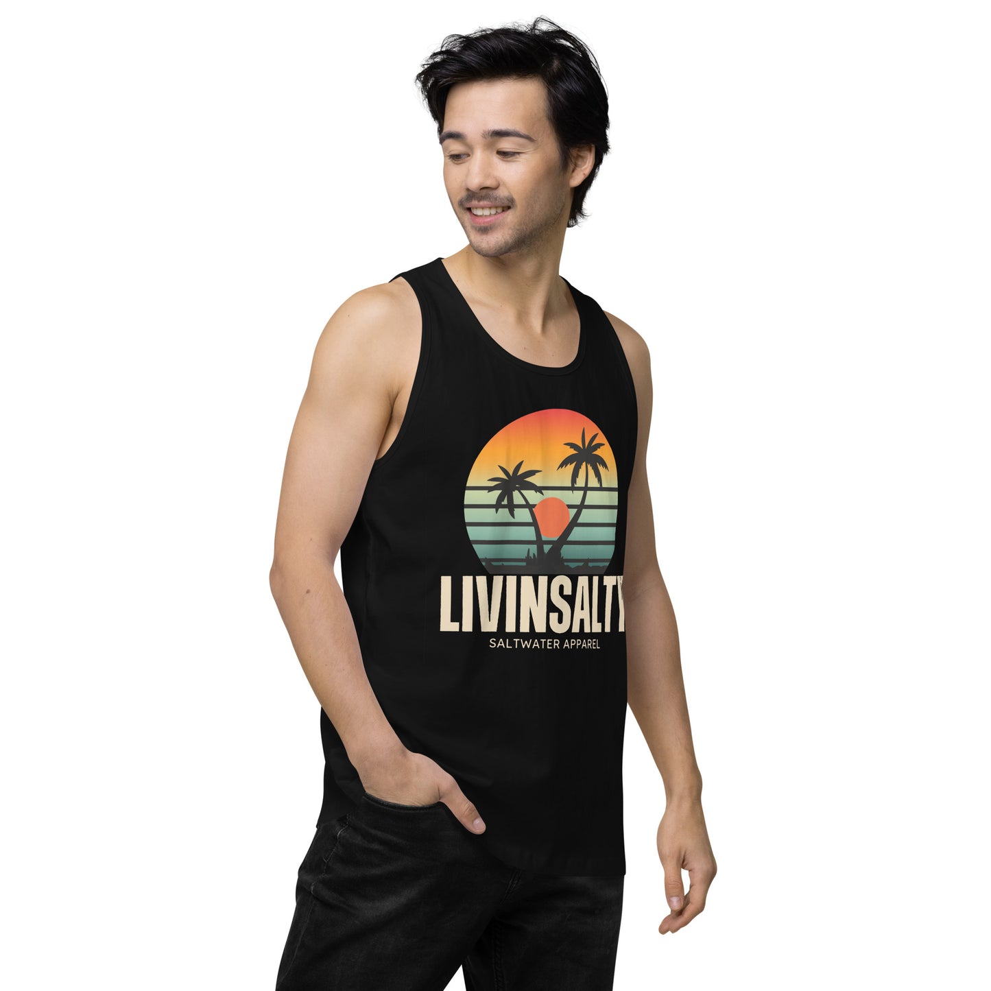 Men’s LIVIN SALTY tank top